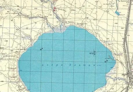 Показать на карте озеро эльтон