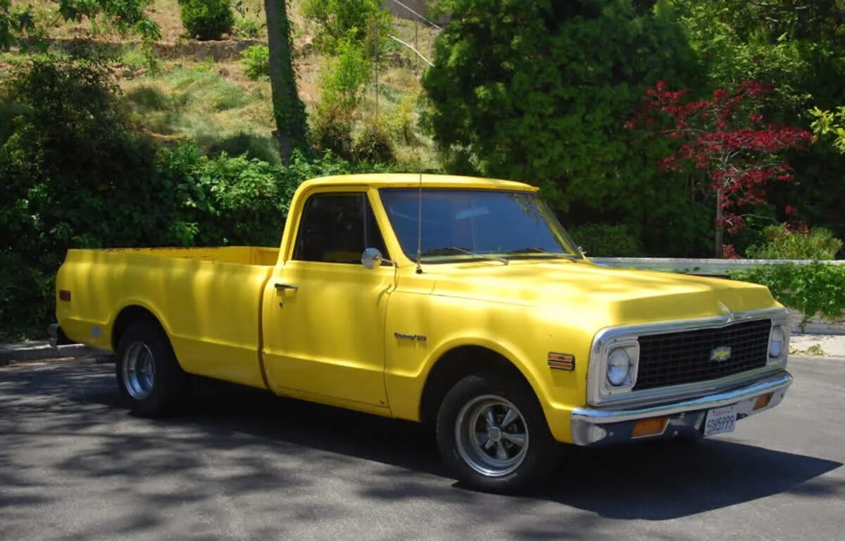 Желтый пикап. Chevrolet c10 1971. Chevrolet s10 Pickup. 1971 Chevrolet c-10 van. Chevrolet c10 66.