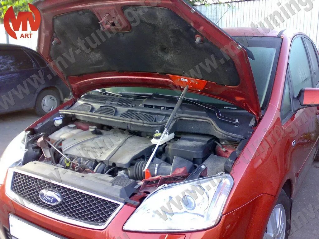 Капот c max. Газовые упоры капота форд ц макс 2008. газовая стойка капота форд c-max. ford c max 2007 открытый капот. упор капота форд фусион 2006.