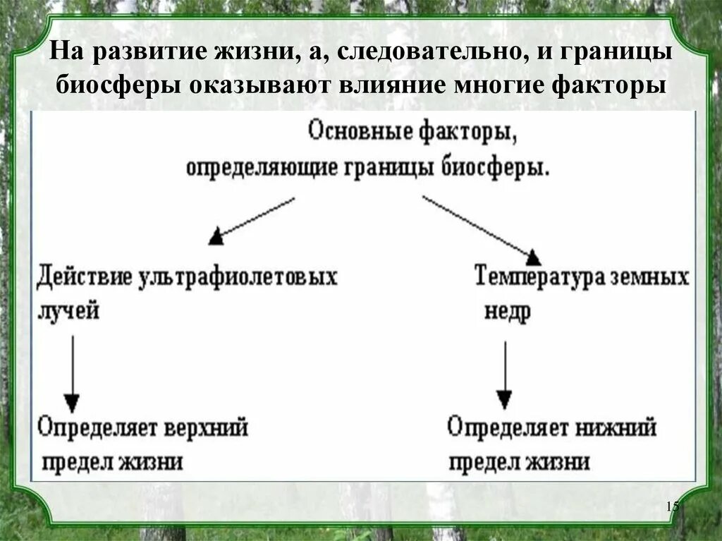 Какие факторы ограничивают распространение жизни в атмосфере. Факторы определяющие границы биосферы. Основные факторы определяющие границы биосферы. Факторы влияющие на границы биосферы. Границы биосферы ограничивающие факторы.