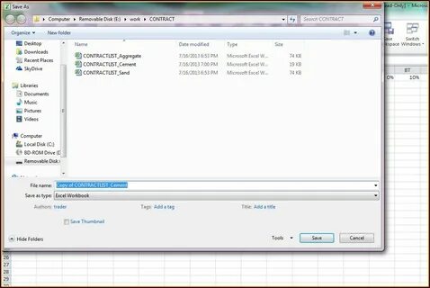 Сохранение vba