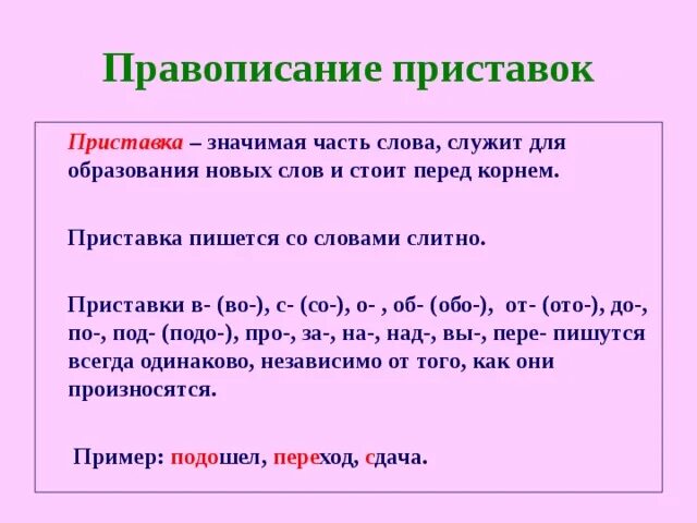 Правило приставки 3 класс. Правописание приставок. Правописание частей слова. Написание значимых частей слова. Слова на правописание приставок.