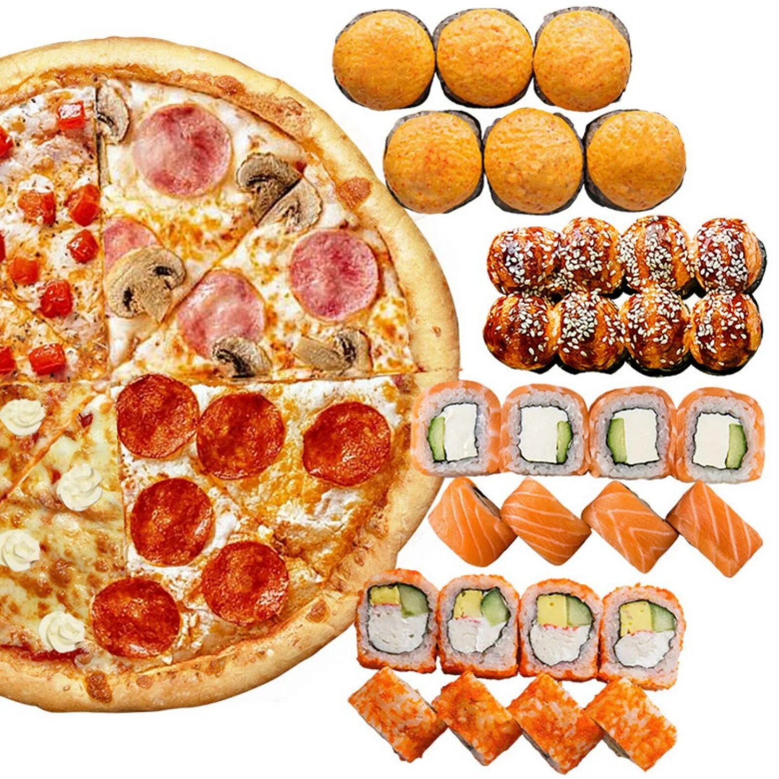 Комбо пицца. Набор для пиццы. Сет пицц. Комбо набор пицца и роллы.
