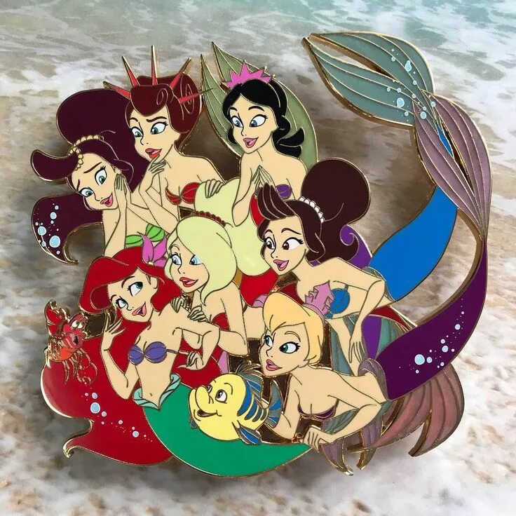 Подборку дисней. Коллекция Дисней. Minnie Mouse Mermaid. Melody Pins.