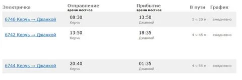 Расписание электричек на армянск