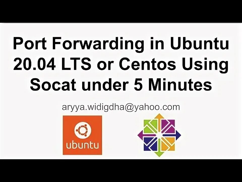 Ubuntu forwarding