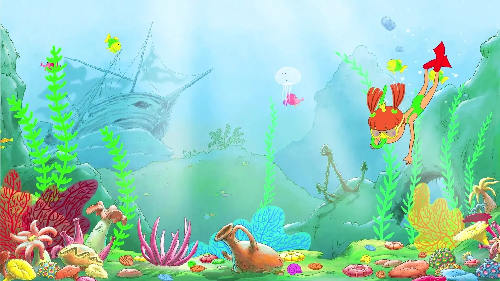 герои мультика жила была царевна. мультик жила была царевна -на море. жила была царевна море. жила была царевна 1 сезон 20 серия. жила была царевна на море.