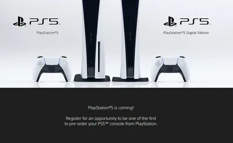 Регистрация ps5