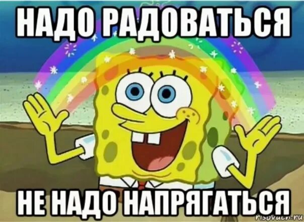 Надо радоваться. Надо радоваться не надо напрягаться. Мем надо радоваться не надо напрягаться. Надо радоваться не.