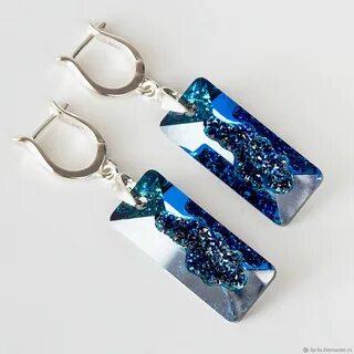 Серьги с кристаллами