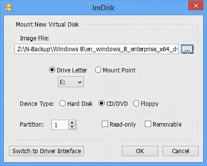 Imdisk virtual. Imdisk virtual