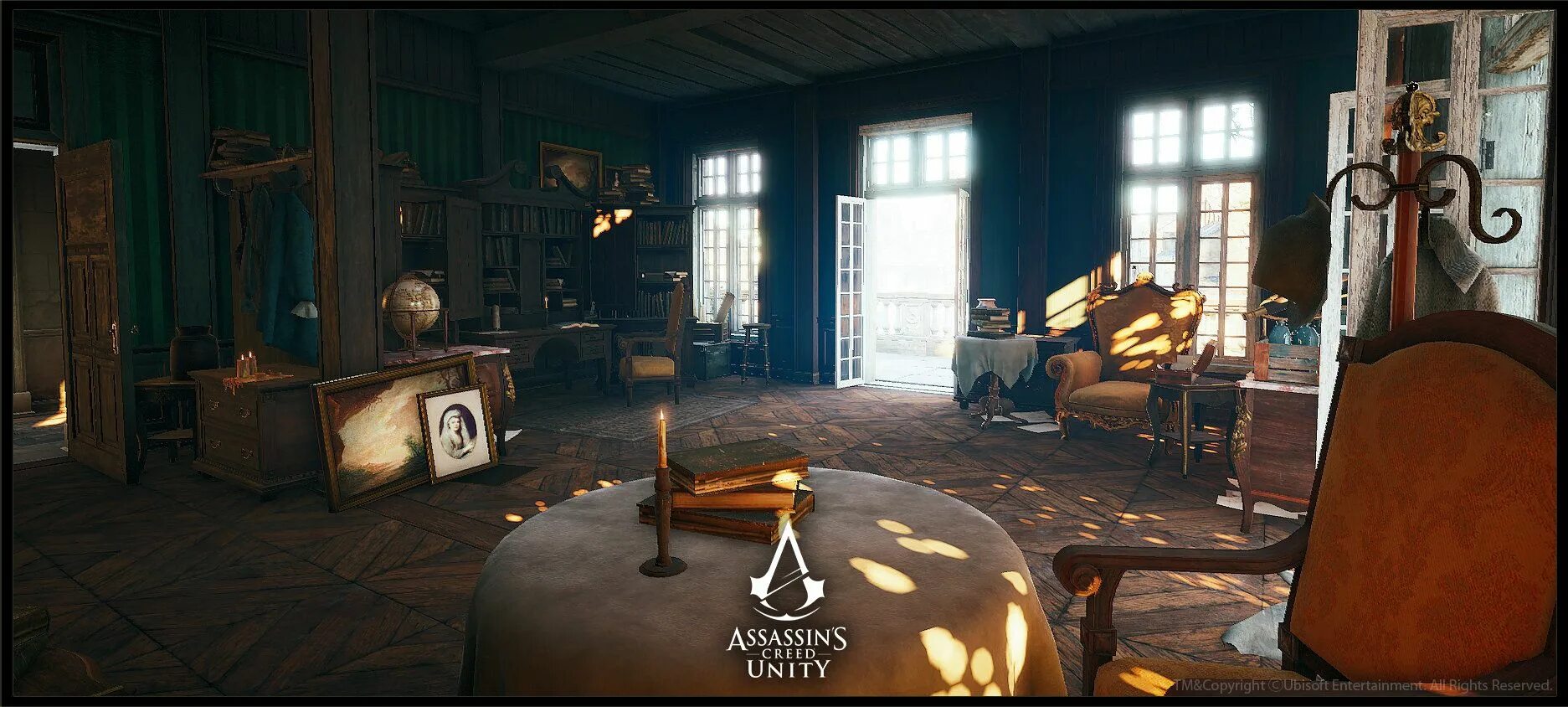 Unity room. Кафе театр ассасин крид юнити. кафе юнити ассасин. assassin&#039;s creed unity кафе. кафе театр assassins creed.