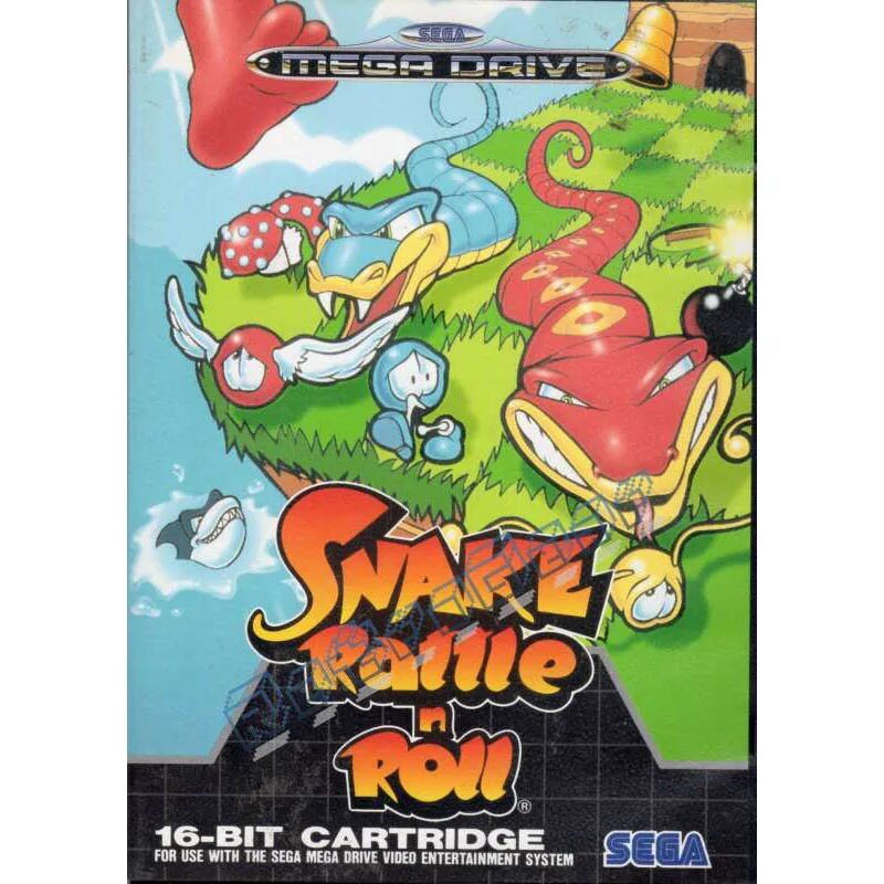 Rattle n roll. Snake Rattle n Roll Sega Genesis. Snake Rattle сега. Игра Snake Rattle n Roll на сега. Snake Rattle n Roll Sega картридж.