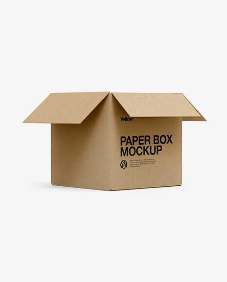 Open my box. Open box mockup. coin box mockup.