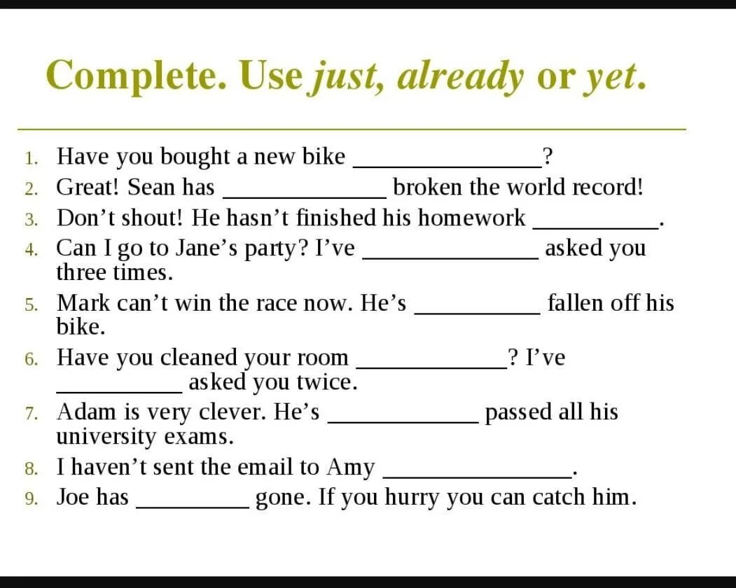 Since for упражнения. Present perfect упражнения. Present perfect just already yet упражнения. Present perfect задания. Present perfect just упражнения.