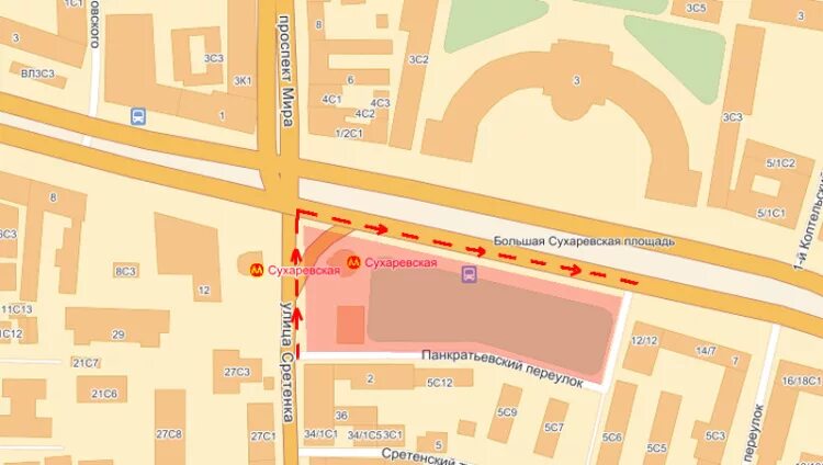 малая сухаревская 6 с 2/3/4. , 16/18с1. большая сухаревская 16/18 с1. трубная, д. малая сухаревская площадь 10.