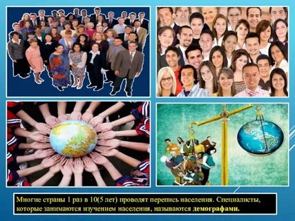 Население земли изучают