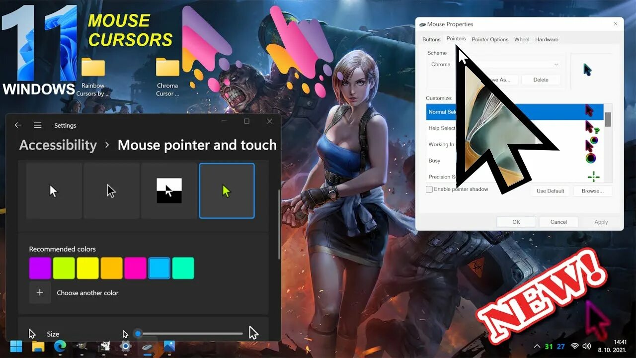 Rgb курсор для windows 10. Настройка курсора rgb радужный.
