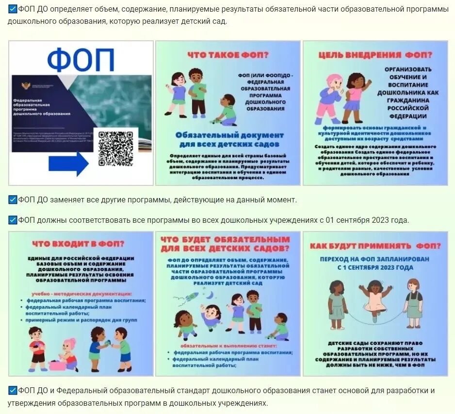 Сколько групп условий в фоп. Памятка по ФОП для родителей. Образовательная программа дошкольного образования 2023. Внедрение ФОП до родителям. Родителям о ФОП В ДОУ.