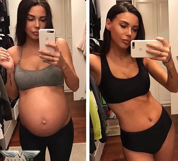 Рожающее тело. Фигура после беременности. Похудение после родов. Живот до и после рождения.
