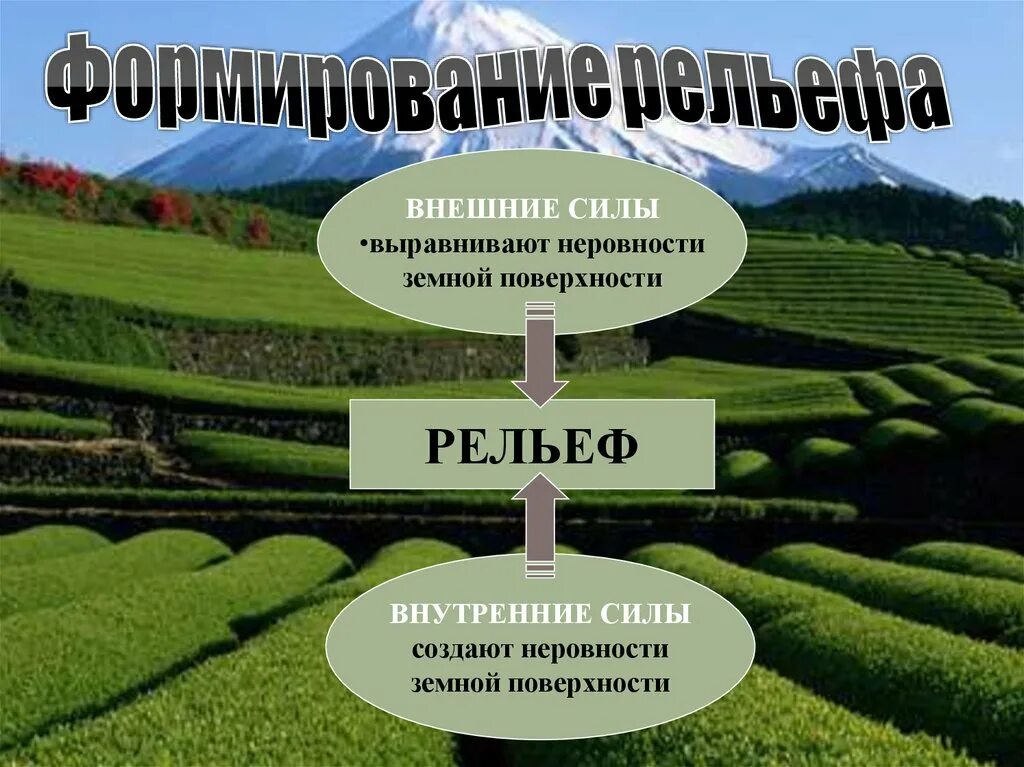 Формирование современного рельефа. Внутренние силы земли рельеф. Внутренние и внешние силы формирования рельефа. Формирование рельефа земли.