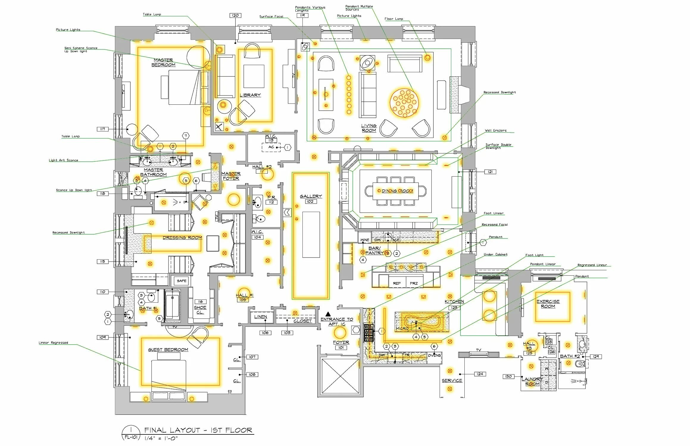 Lighting plan