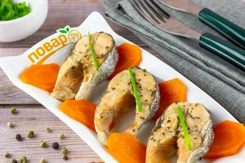 Рыба на пару с овощами