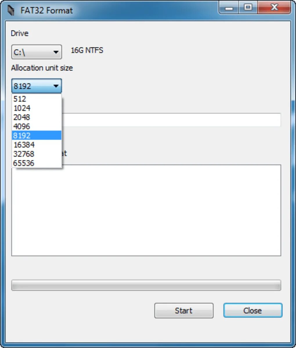 Формат карты fat32