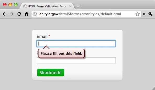 Message form. Error form. текстовый инпут ошибка validation. js form validation.
