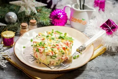 Салаты на новый год с крабовыми палочками