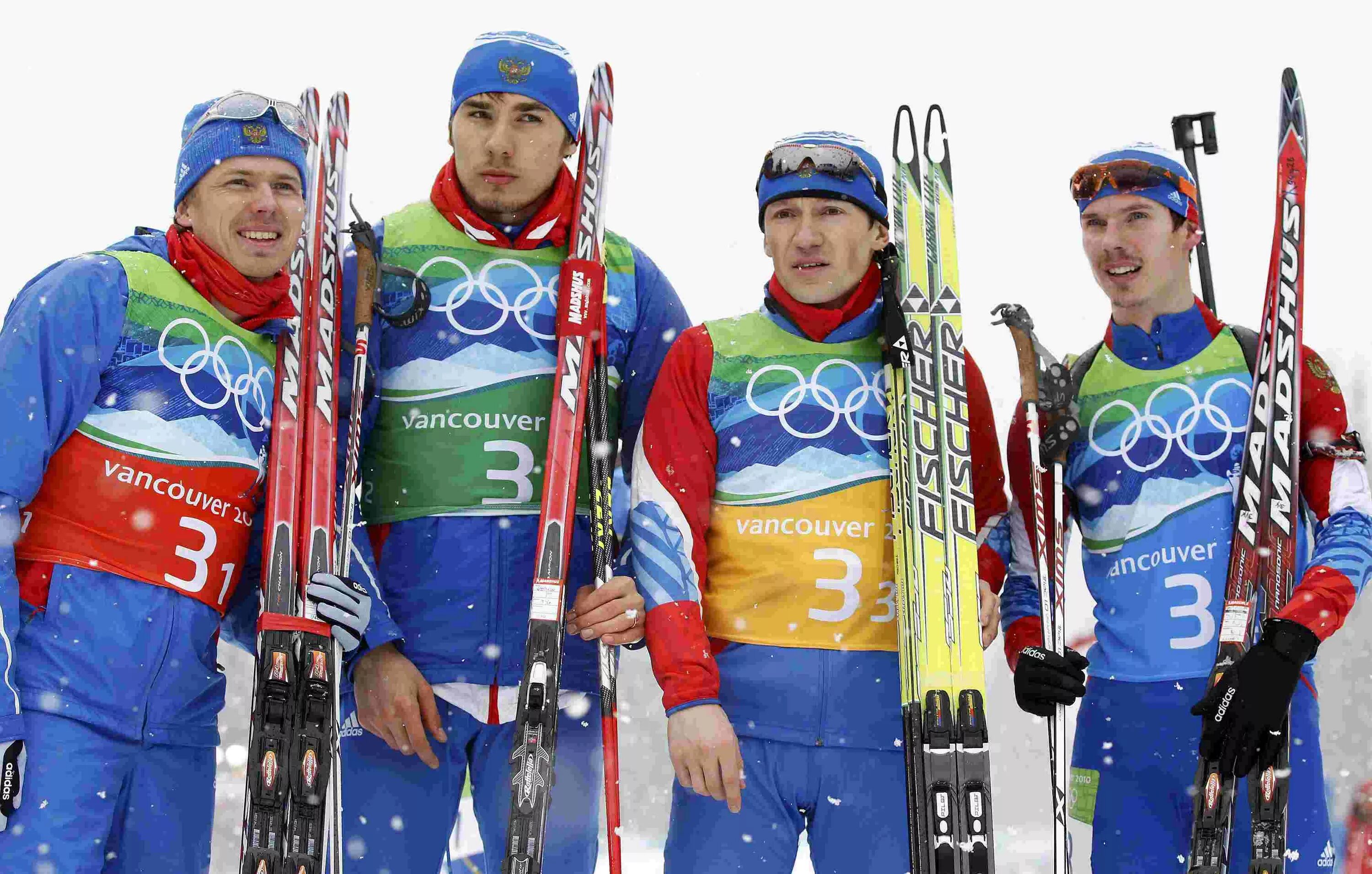 биатлон эстафета 2010