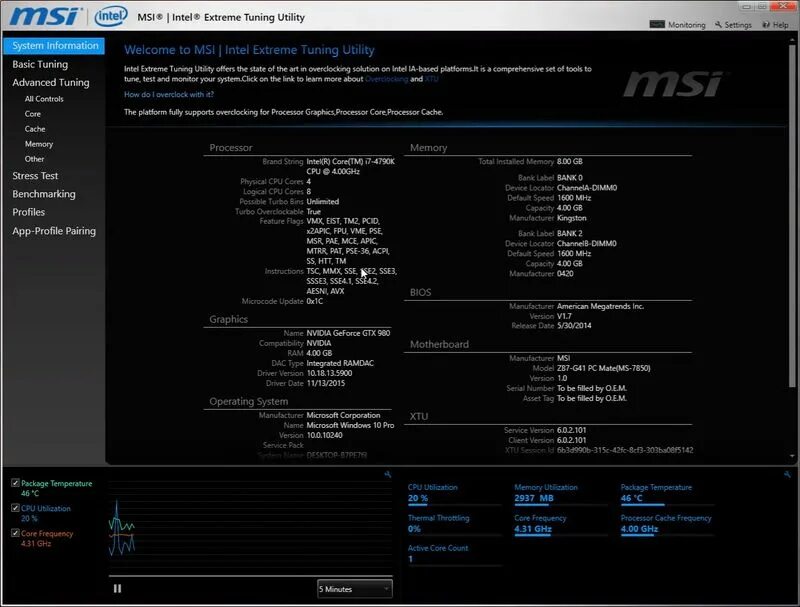 Intel extreme tuning utility на русском. Intel extreme Tuning Utility. ASUS Intel® extreme Tuning Utility. Intel extreme Tuning Utility 6.5.2.40. Intel XTU Basic Tuning.