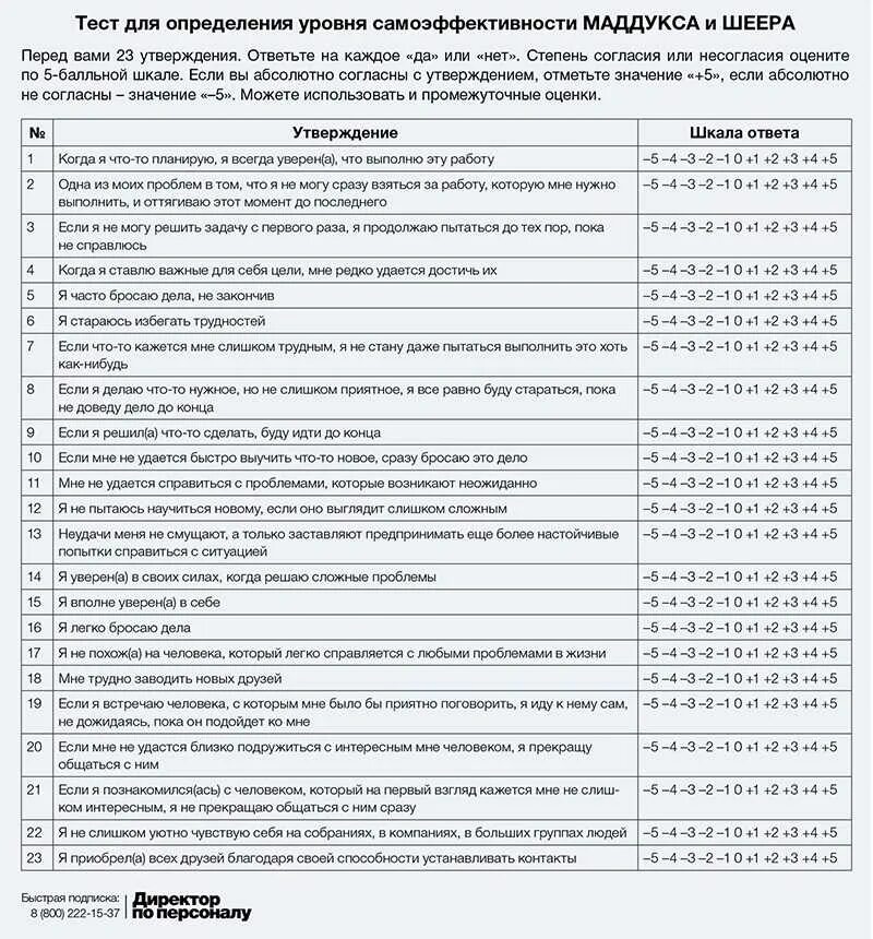 Тест оценка утверждений. Диагностика самоэффективности Маддукса и Шеера. Тест оценка самоэффективности. Шкала самоэффективности Маддукс. Самоэффективность методики.