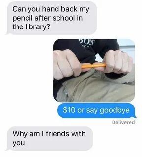 My sister has broken my pencil