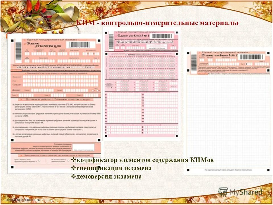 Что такое кимы. Что такое кимы. Виды контрольно-измерительных материалов. Бланки егэ. Экзаменационный лист егэ.