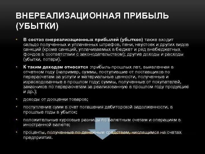 Внереализационная прибыль. Внереализационные доходы. Прибыль от внереализационных операций. Внереализационные доходы формула.