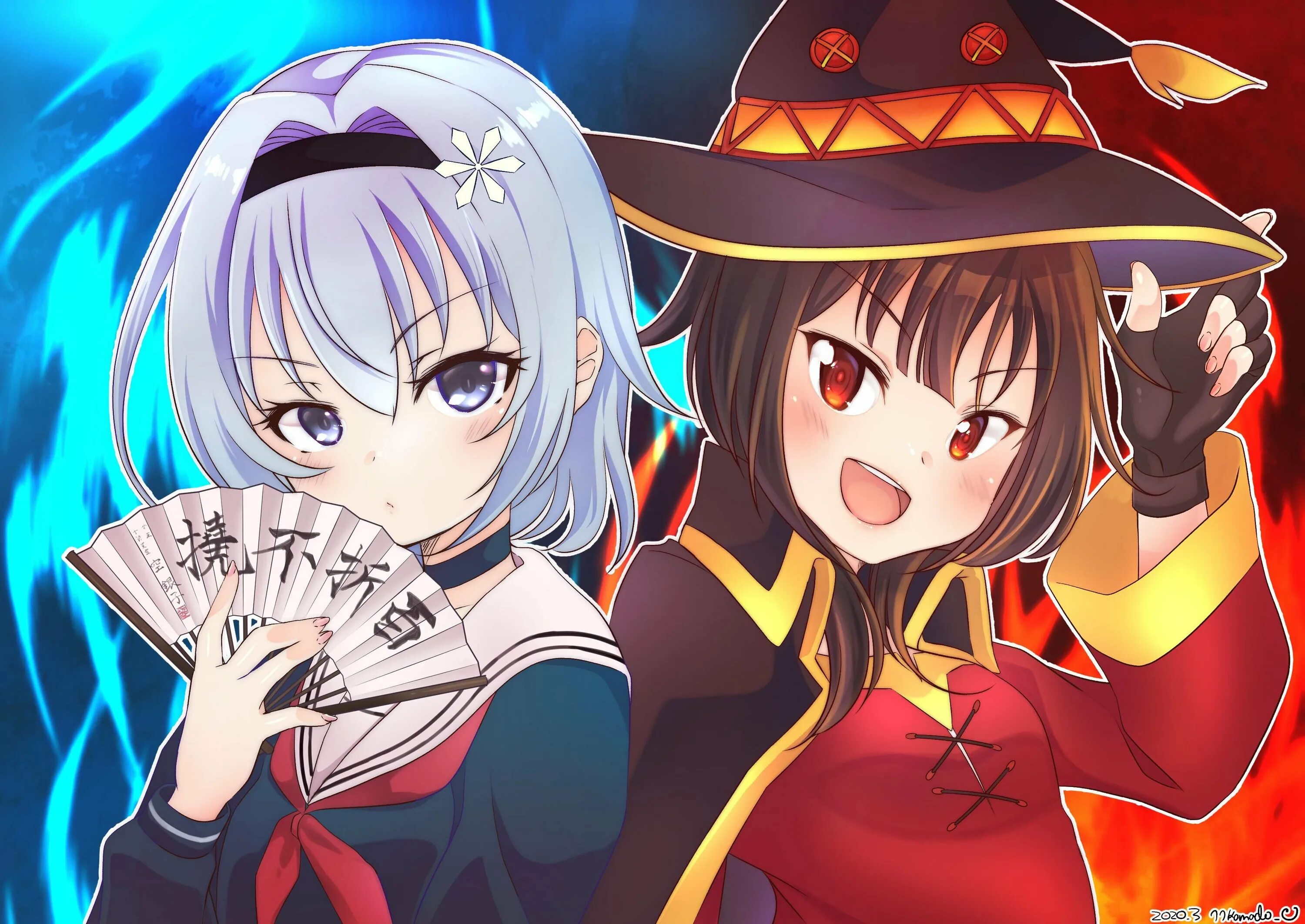 Konosuba Megumin. Мегумин арт 18. Коносуба 3 дата выхода серий