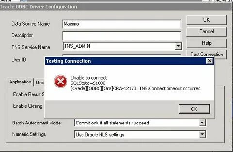 Odbc error