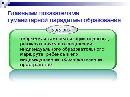 Гуманитарная парадигма