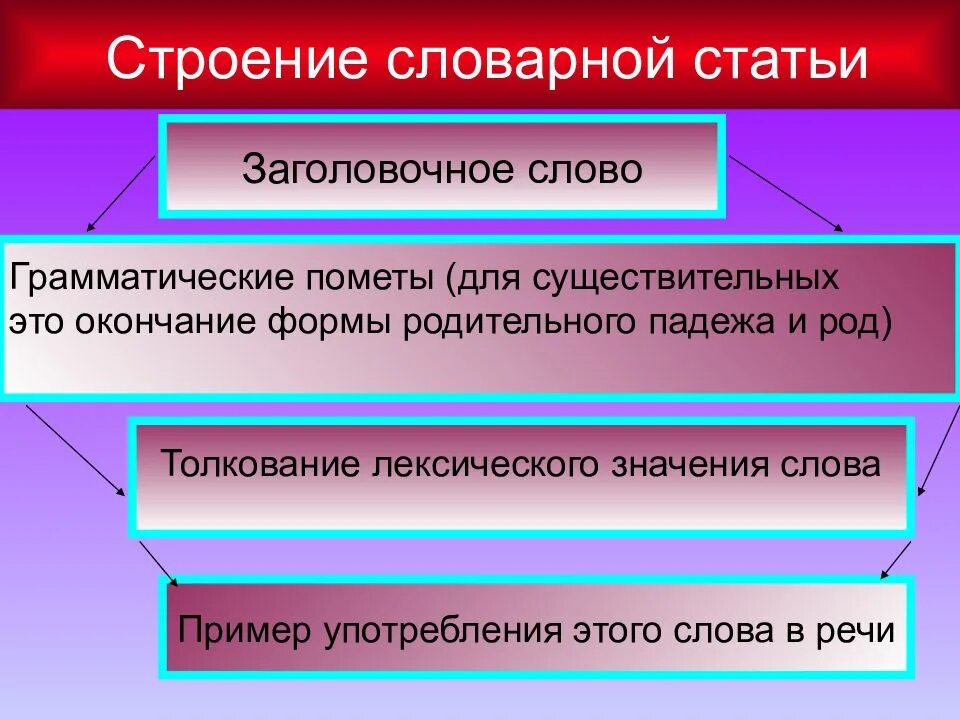 Значение слова составляющие. Из чего состоит структура словарной статьи. Словарная статья. Словарная статья её строение. Структура словарных статей.