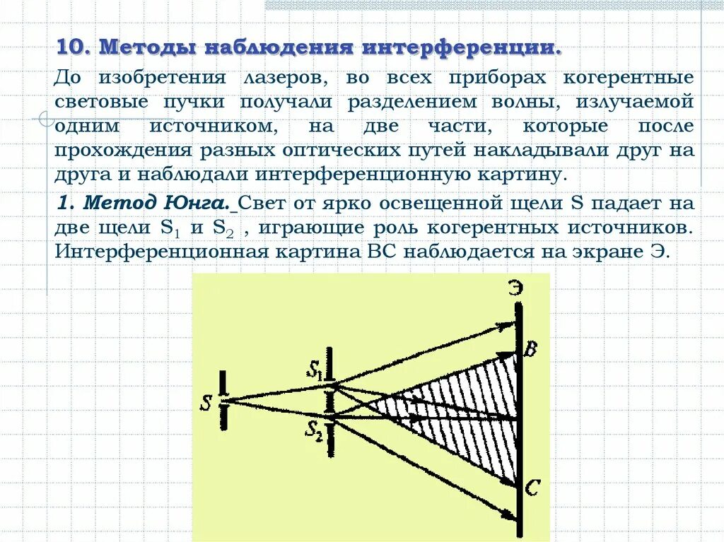 Интерференция прибор. Метод Френеля интерференция света. Методы наблюдения интерференции света бипризма Френеля. Зеркало Ллойда интерференция. Методы наблюдения интерференции света опыт Юнга.