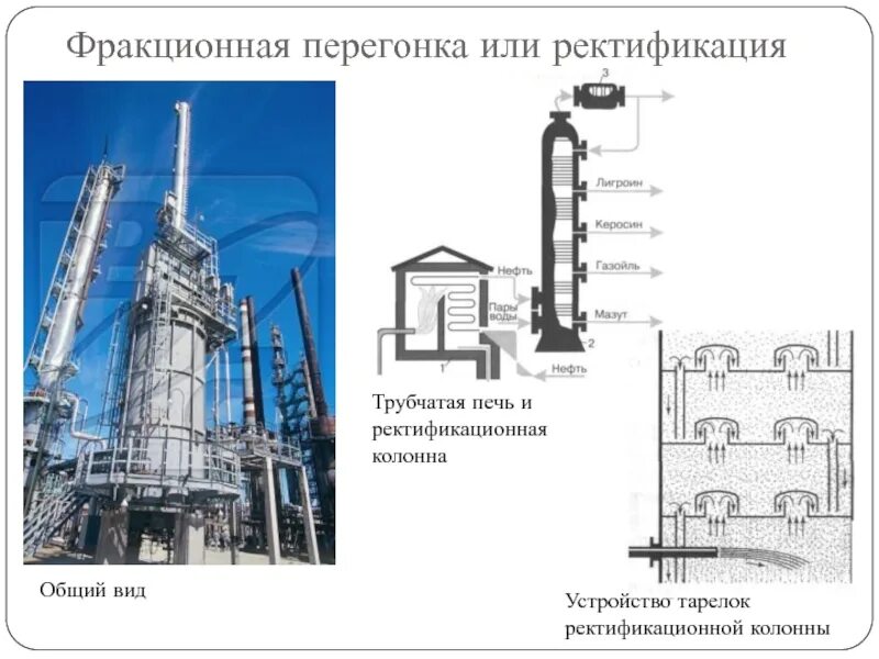 Перегонка и ректификация. Ректификационная колонна для перегонки нефти. Схема ректификационной колонны для перегонки нефти. Фракционная колонна НПЗ. Схема ректификационной колонны, фракционная перегонка нефти.