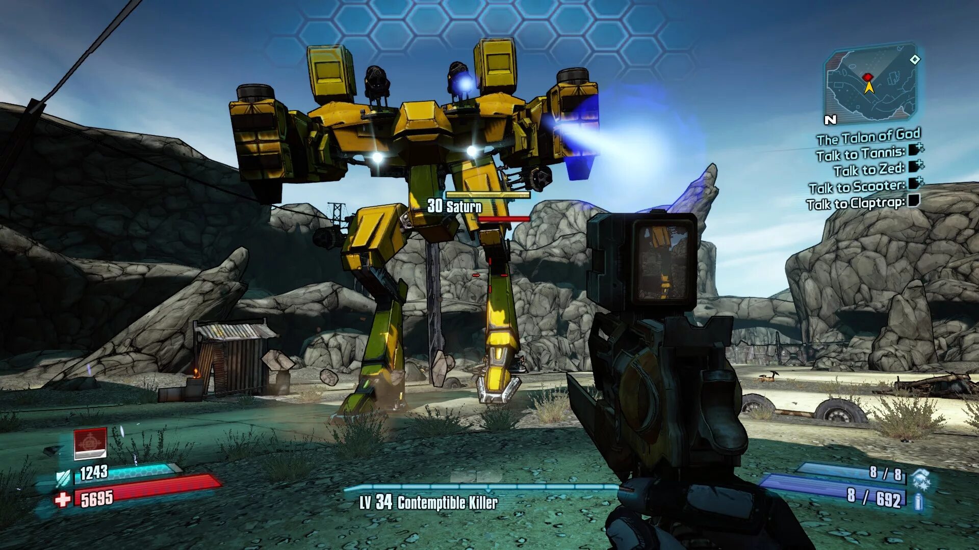 Выход бордерлендс 2. Borderlands 2 робот. borderlands 2 сатурн. робот из бордерлендс 2. роботы бордерлендс 2 боссы.