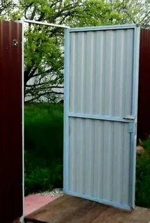 Сделать дверь из профлиста