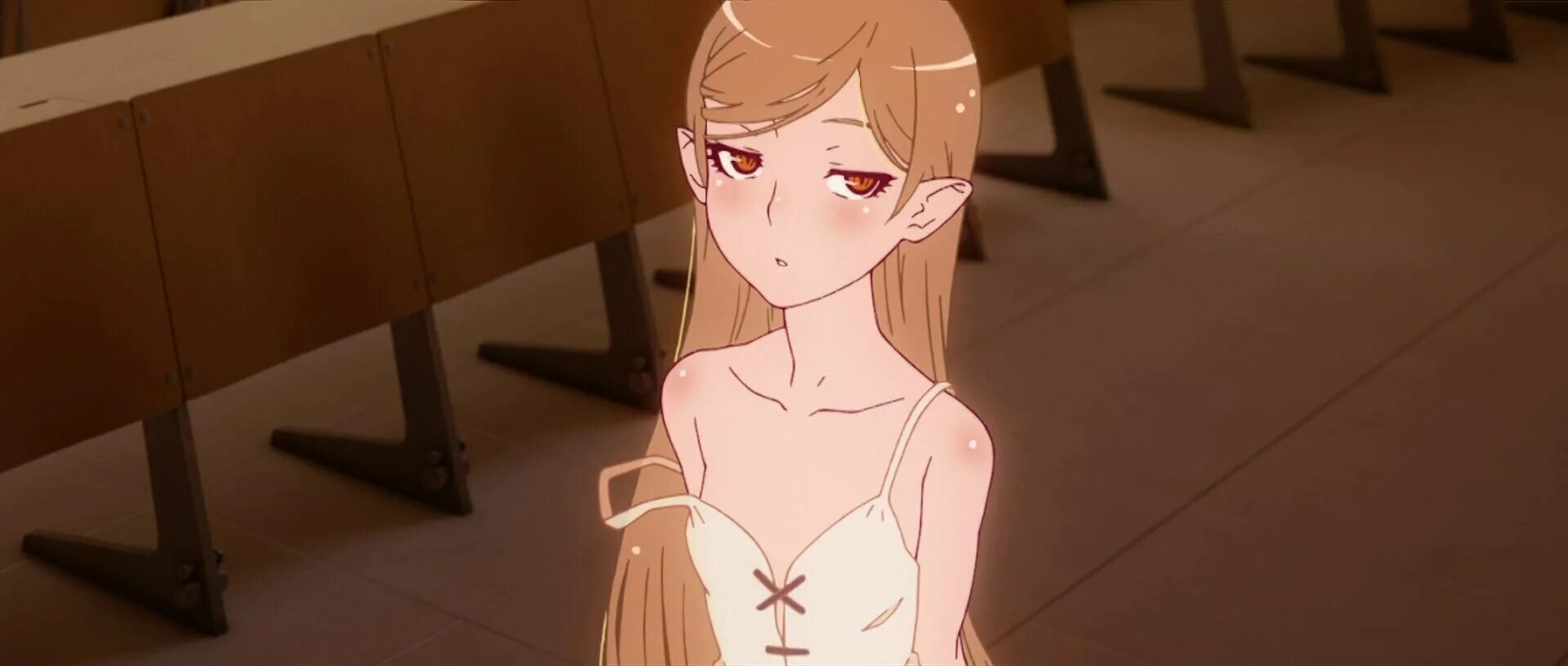 Kizumonogatari аниме поцелуй. Кизумоногатари шинобу. Kizumonogatari фильм 3: reiketsu. Ошино шинобу kizumonogatari скриншоты. История ран начало.