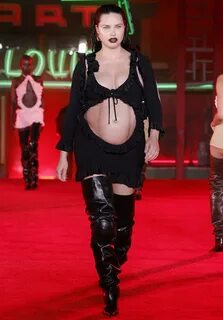 The former Victoria's Secret model is getting ready to welcome her thi...