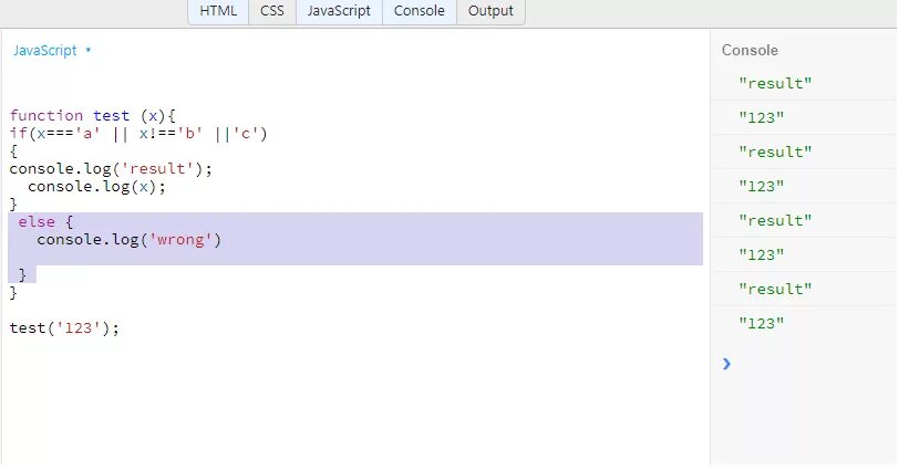 Js начало строки