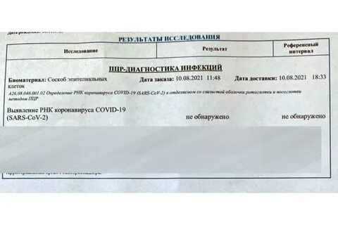 Тест на ковид самара