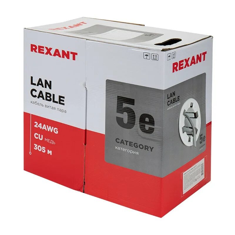 Кабель ftp 4pr 24awg cat5e 305м. Rexant 01-0143. кабель витая пара u/utp кат.5e 4х2х24awg solid cu pvc сер. 305м (м) rexant 01-0043. rexant кабель витая пара f/utp, категория 5e, pvc, 4pr, 24awg, внутренний, серый, 305 м. кабель rexant 01-0143.