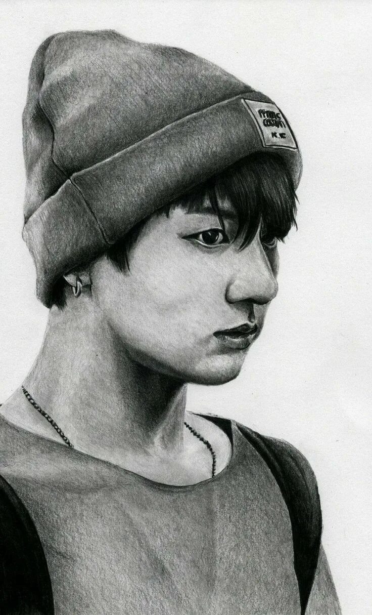 Бтс карандашом. Портрет БТС Jungkook. Портреты BTS nonconman. БТС карандашом Чонгук. Рисунки БТС Чонгук.